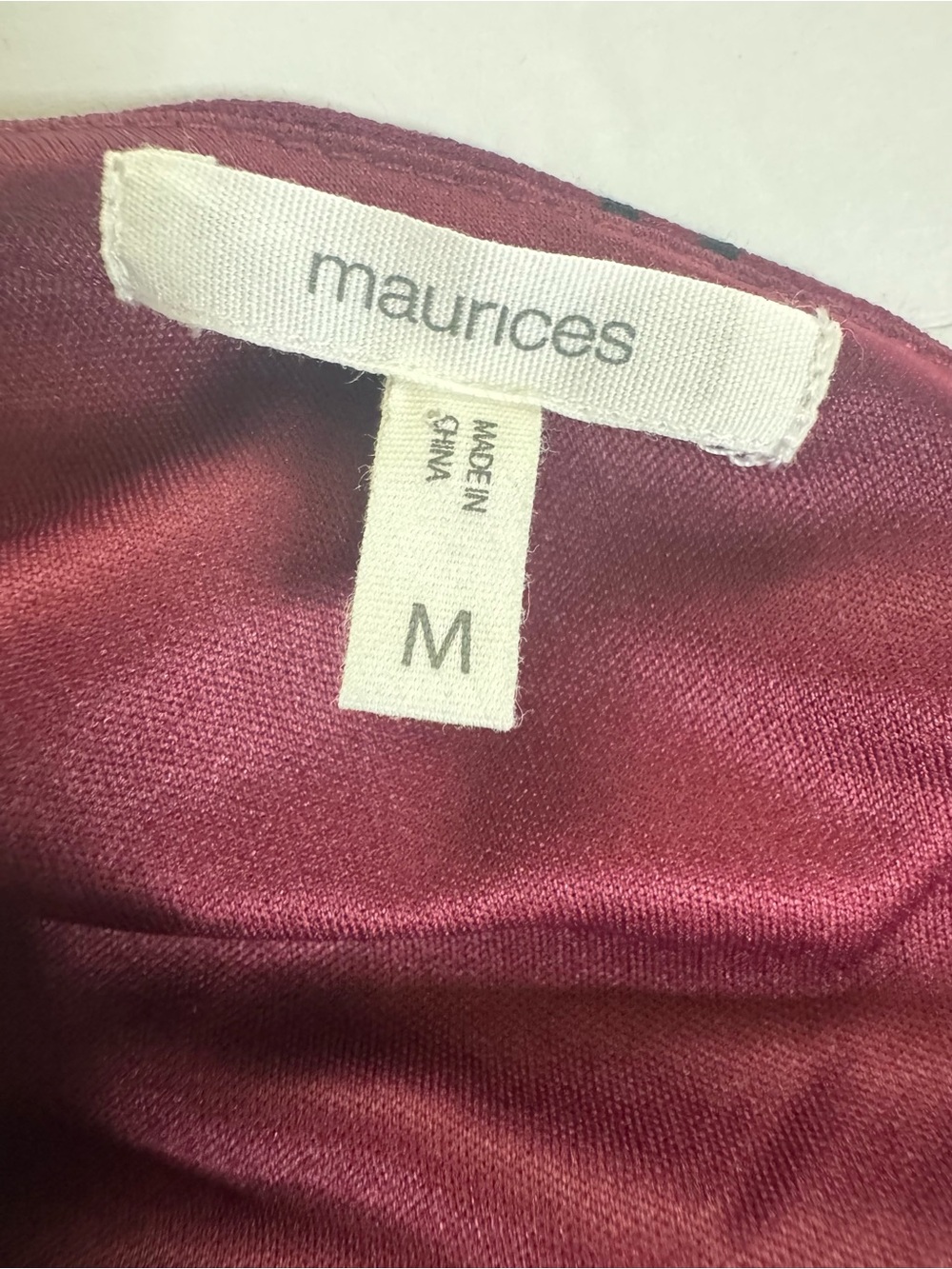 Maurices Burgundy Floral Maxi Dress Boho Cottagecore Slip Dress Whimsical M - Picture 13 of 16